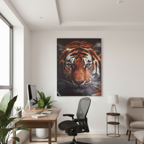 Cuadro de Mirada del Tigre Alfa