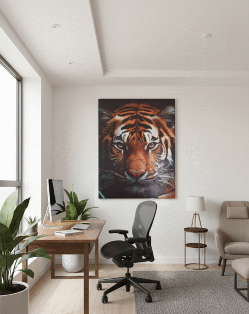 Cuadro de Mirada del Tigre Alfa