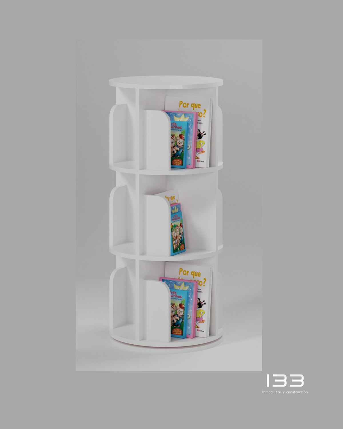 _ORGANIZADOR GIRATORIO Organizador Giratorio de 3 Niveles Blanco