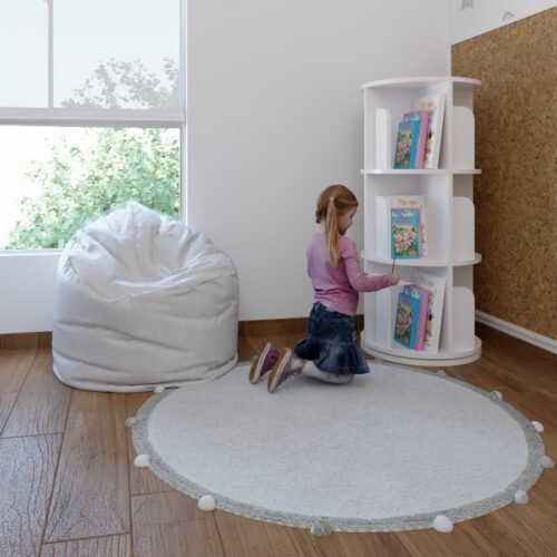 Organizador Giratorio de 3 Niveles Blanco