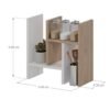 Estante Organizador de Escritorio Ajustable de Madera – Estilo Nórdico